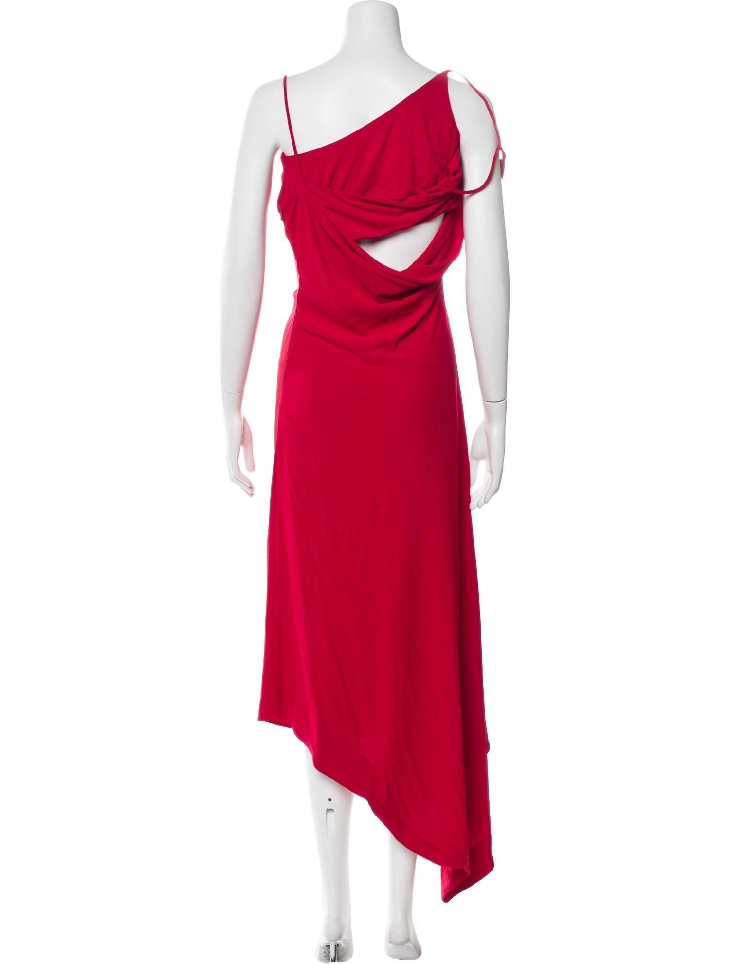 monse red dress Velvet Slip Dress