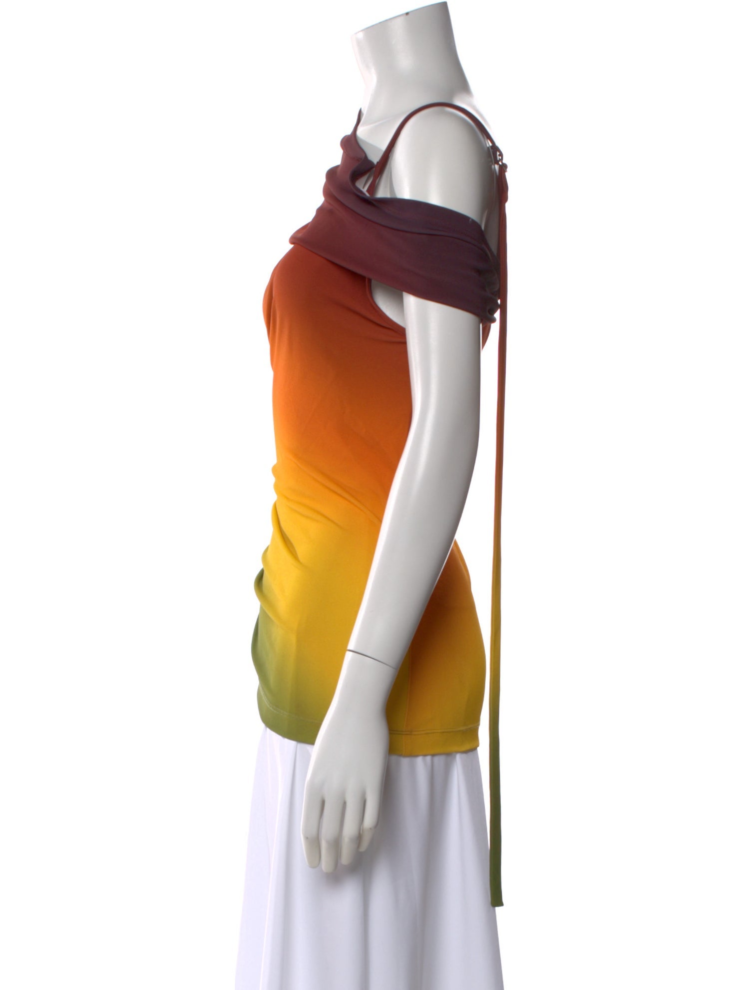 Monse Printed Asymmetrical Top