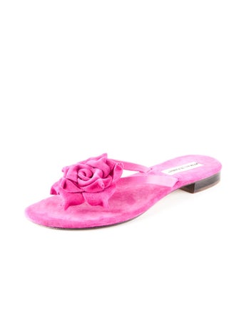 Manolo Blahnik Thong Sandals