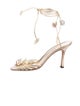 Manolo Blahnik Metallic Sandals