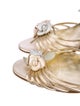 Manolo Blahnik Metallic Sandals
