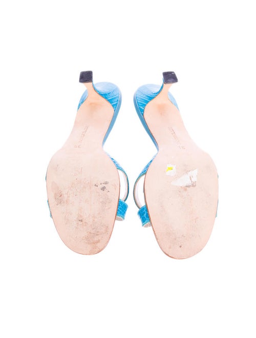 Manolo Blahnik Alligator Sandals