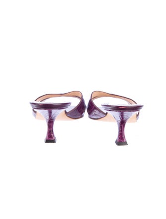 Manolo Blahnik Alligator Sandals