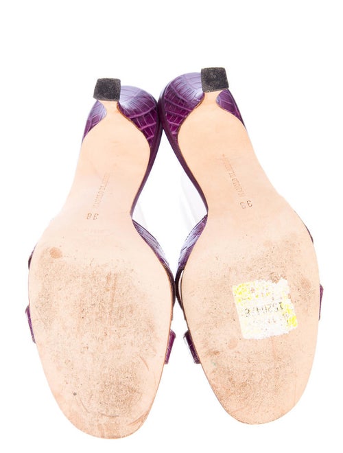 Manolo Blahnik Alligator Sandals