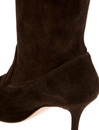 Manolo Blahnik Suede Boots