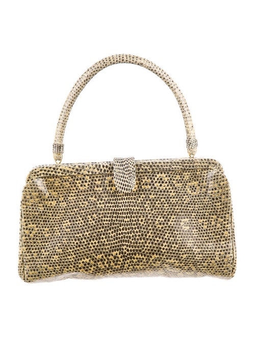 Manolo Blahnik Lizard Frame Bag