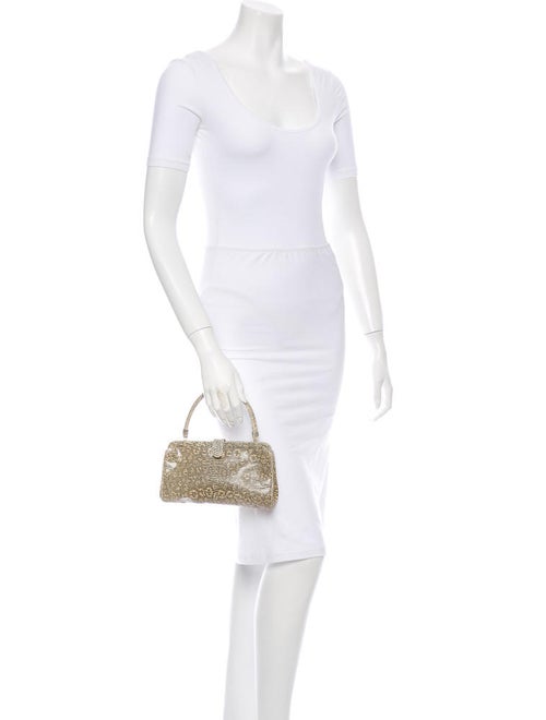 Manolo Blahnik Lizard Frame Bag