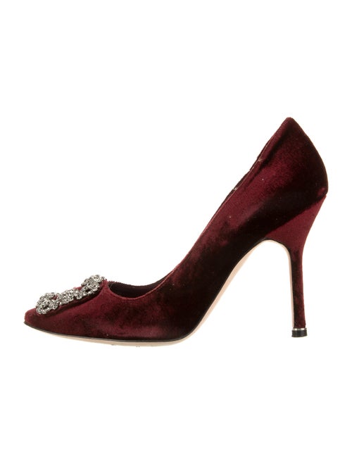 Manolo Blahnik Hangisi Printed Pumps