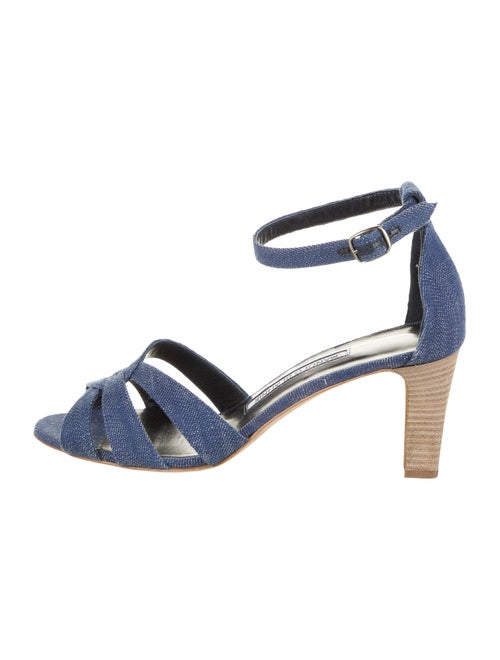 Manolo Blahnik Sandals Blue