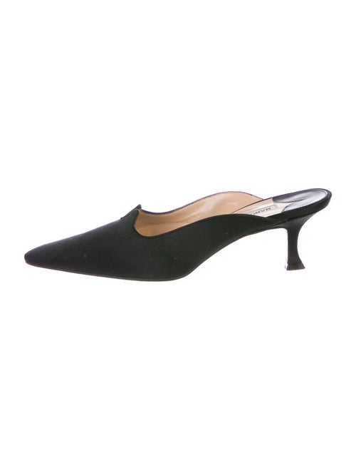 Manolo Blahnik Mules Black