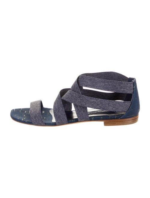 Manolo Blahnik Gladiator Sandals Blue