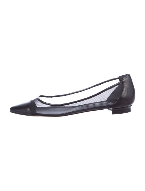 Manolo Blahnik Ballet Flats Black
