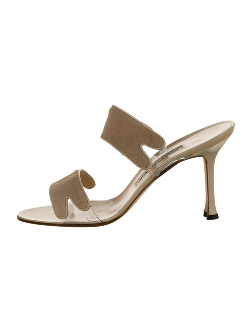 Manolo Blahnik Ponyhair Sandals