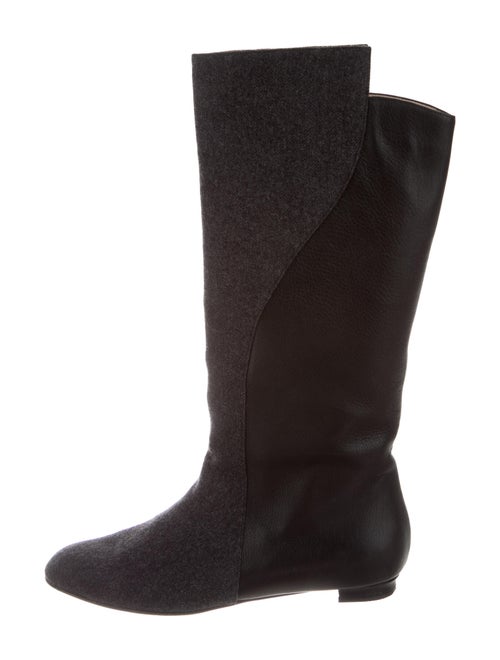 Manolo Blahnik Riding Boots Black