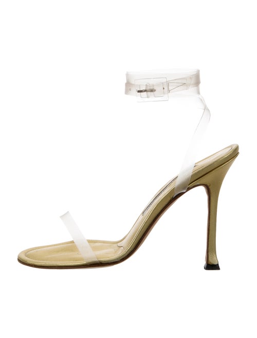 Manolo Blahnik Sandals Gold