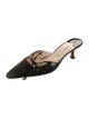 Manolo Blahnik Bow Accents Mules