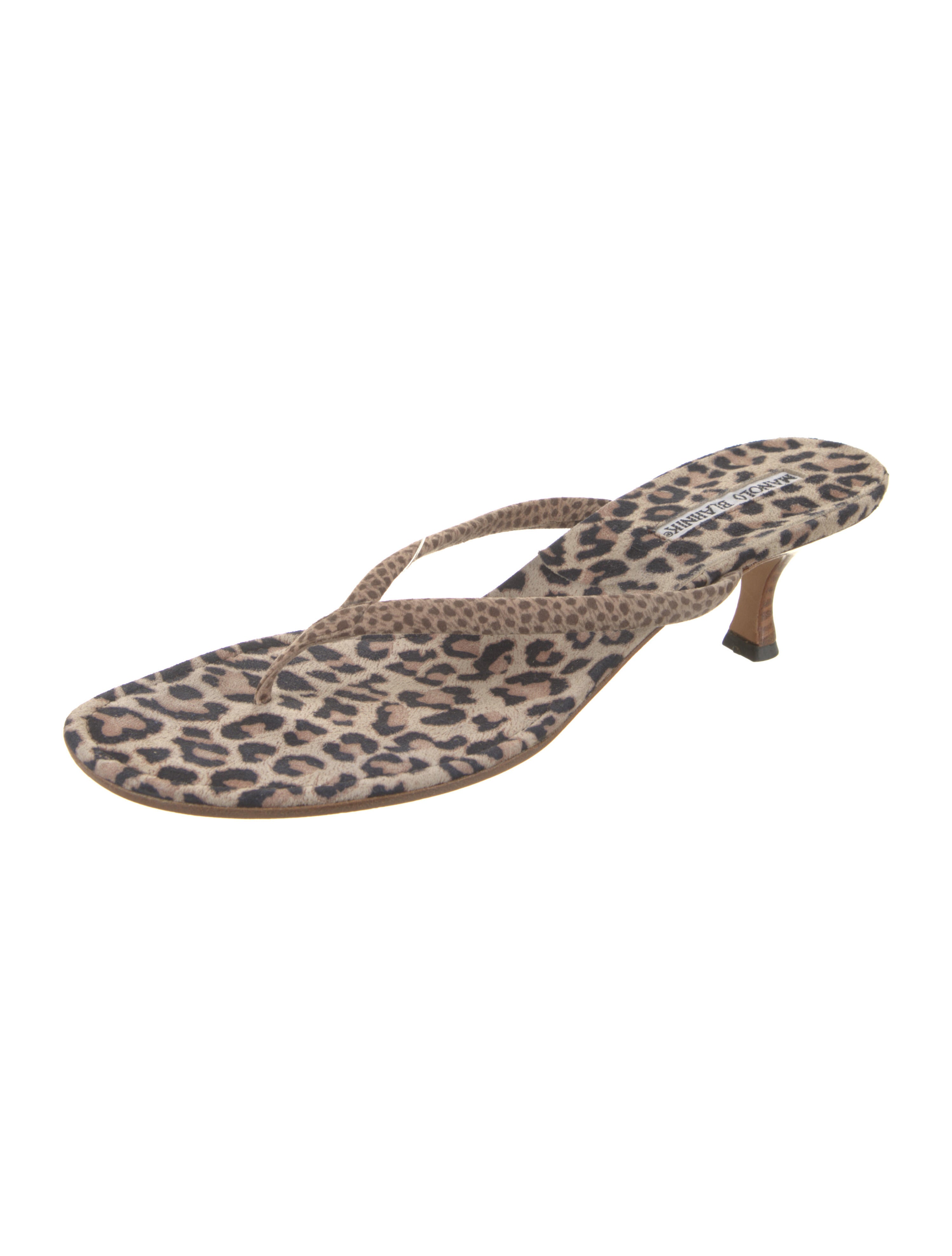 Manolo Blahnik Paterno Suede Slides