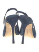 Manolo Blahnik Carolyne Suede Slingback Pumps