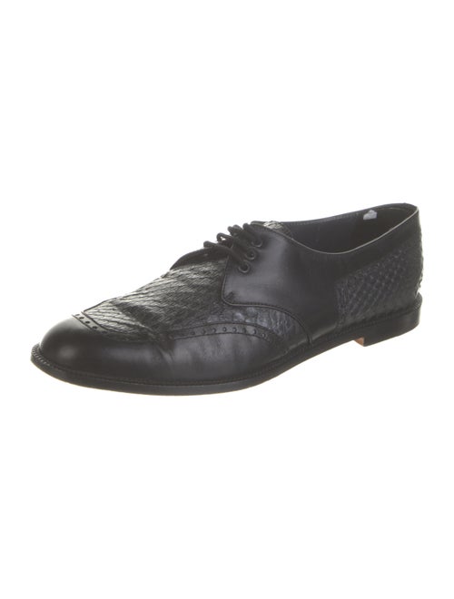 Manolo Blahnik Leather Oxfords
