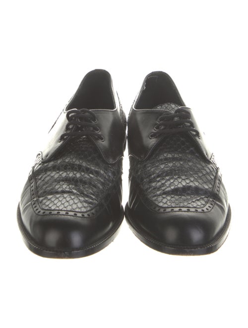 Manolo Blahnik Leather Oxfords