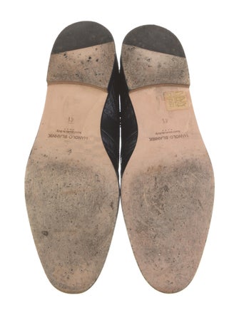 Manolo Blahnik Leather Oxfords