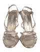 Manolo Blahnik Leather Slingback Sandals