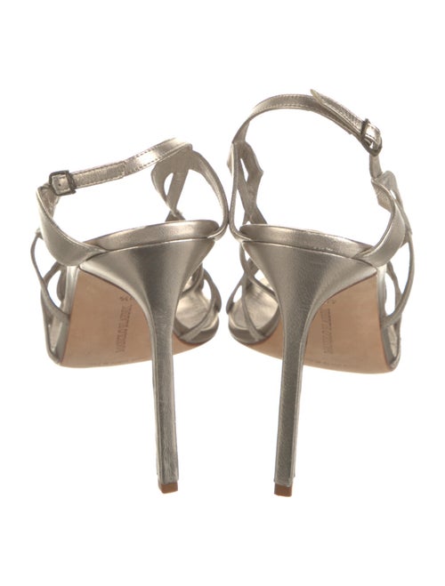 Manolo Blahnik Leather Slingback Sandals