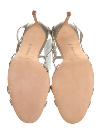 Manolo Blahnik Leather Slingback Sandals