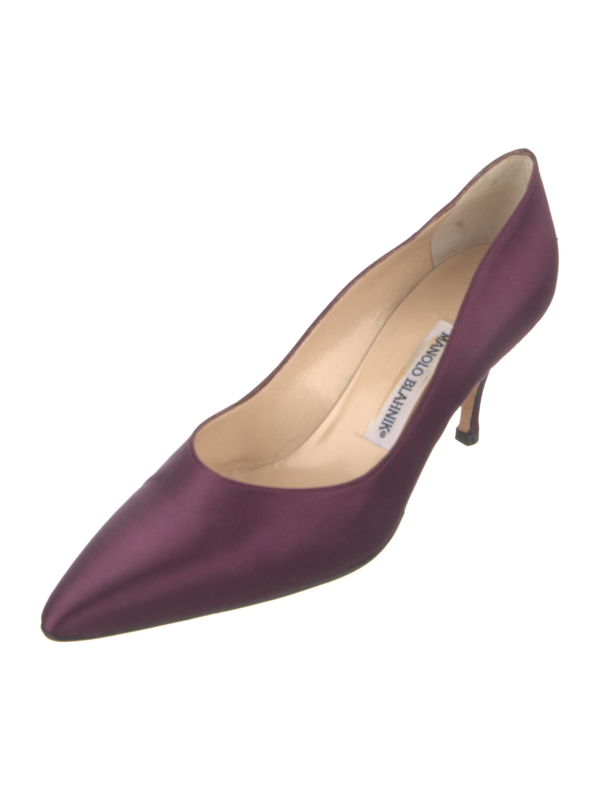 Manolo Blahnik BB Pumps - Purple Pumps, Shoes - MOO39581 | The RealReal