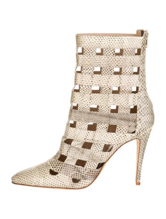 Manolo Blahnik Python Boots
