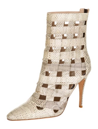 Manolo Blahnik Python Boots