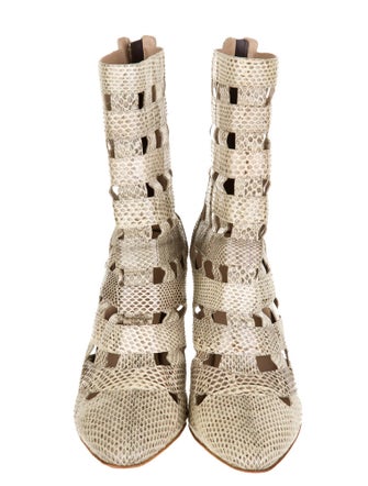 Manolo Blahnik Python Boots