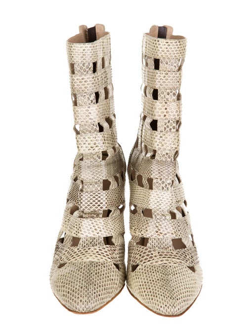 Manolo Blahnik Python Boots
