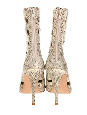 Manolo Blahnik Python Boots