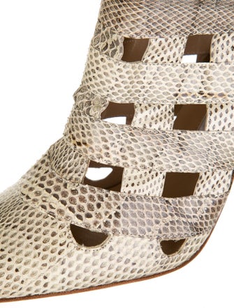 Manolo Blahnik Python Boots