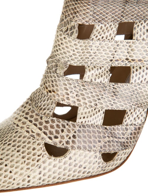 Manolo Blahnik Python Boots