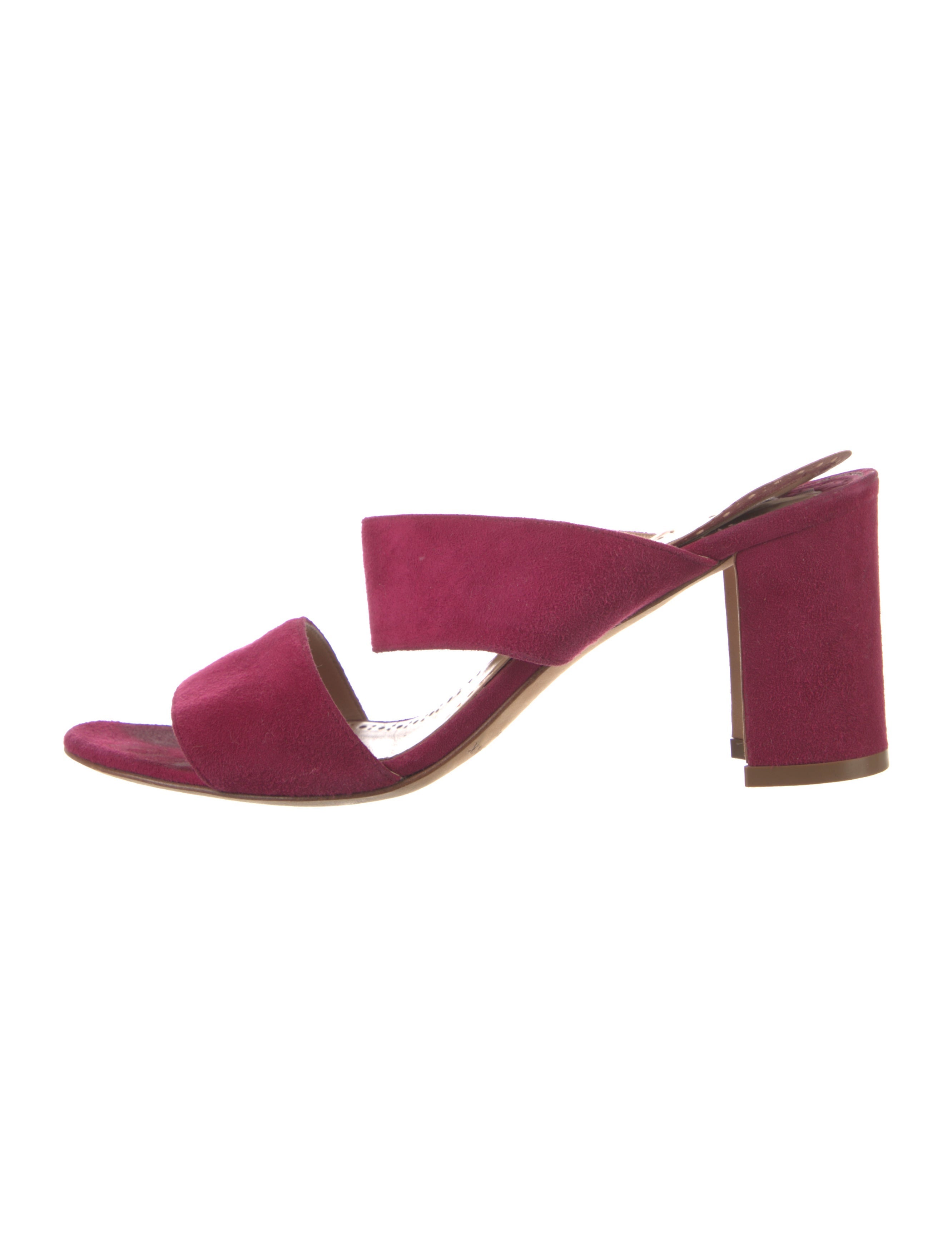 Manolo Blahnik Suede Sandals