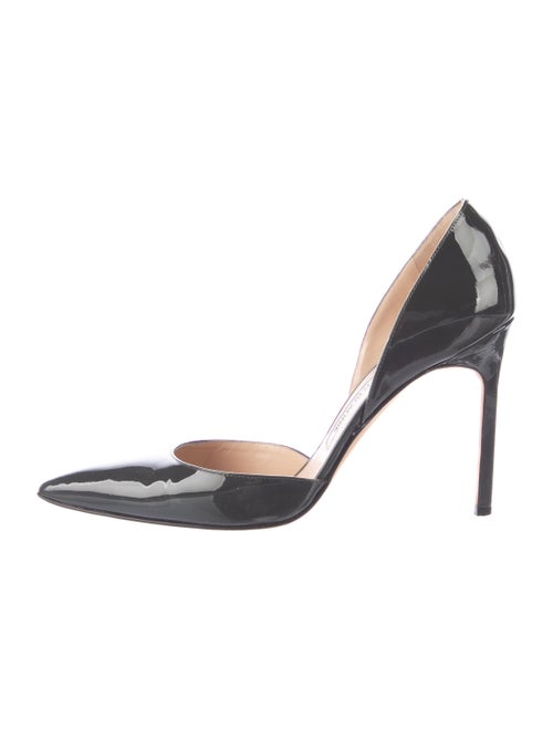 Manolo Blahnik Patent Leather D'Orsay Pumps