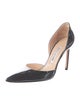 Manolo Blahnik Patent Leather D'Orsay Pumps