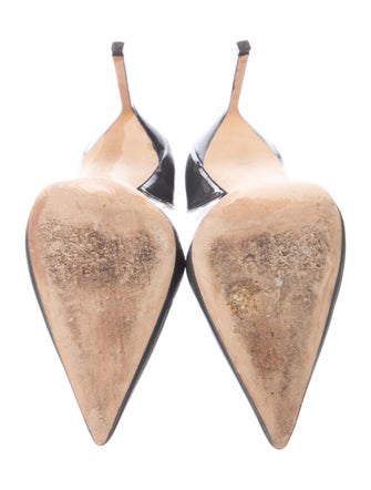 Manolo Blahnik Patent Leather D'Orsay Pumps