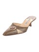 Manolo Blahnik Leather Mules