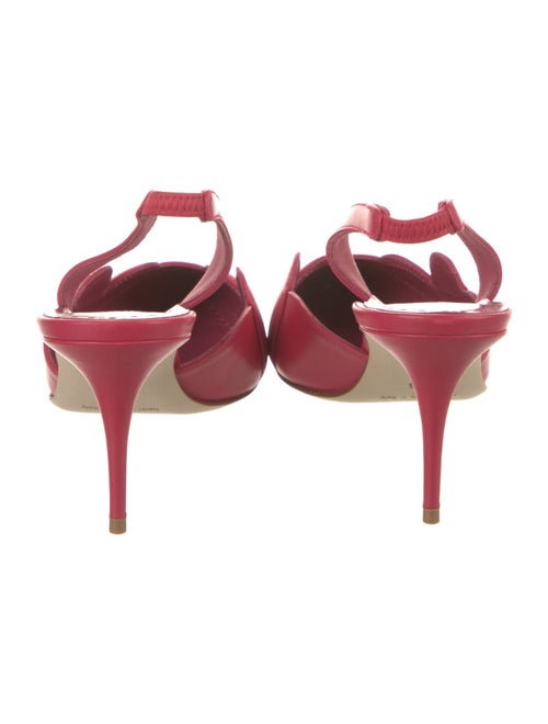 Manolo Blahnik Leather Slingback Sandals