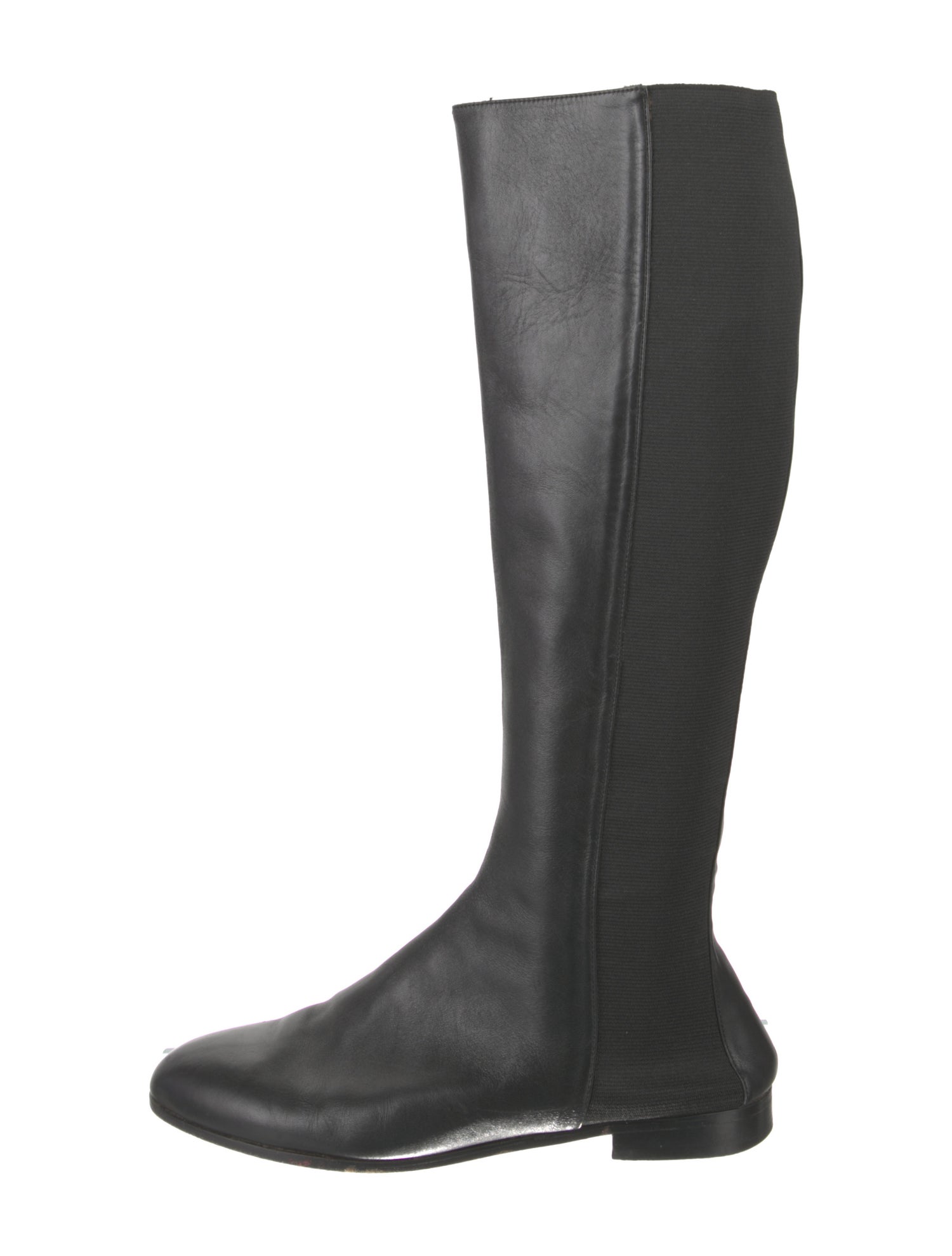 Camper Leather Riding Boots Black Boots, Shoes WCAMR21707 The