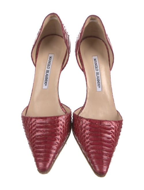 Manolo Blahnik Python