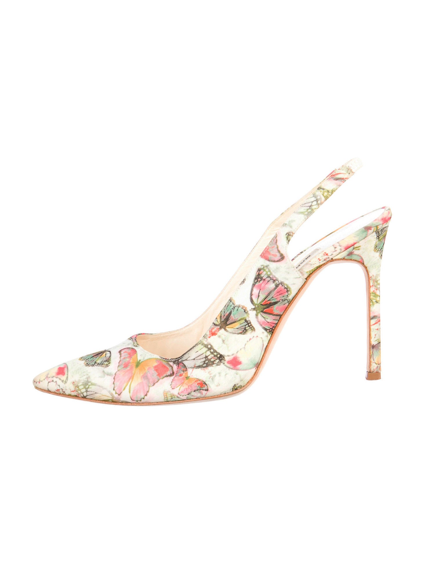manolo blahnik slingback shoes