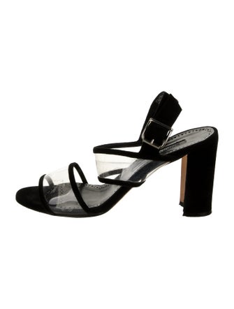 Manolo Blahnik PVC Slingback Sandals