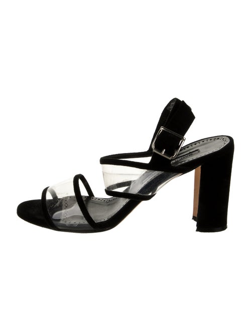 Manolo Blahnik PVC Slingback Sandals