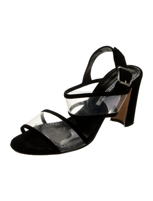 Manolo Blahnik PVC Slingback Sandals