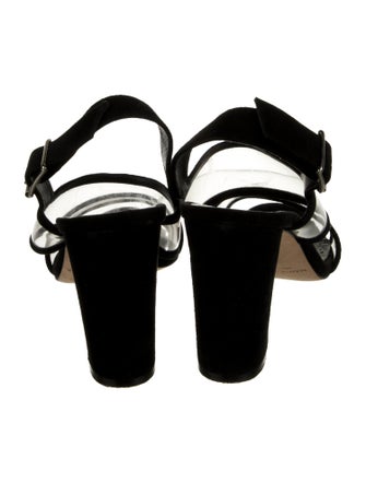 Manolo Blahnik PVC Slingback Sandals
