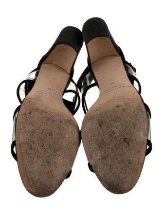 Manolo Blahnik PVC Slingback Sandals